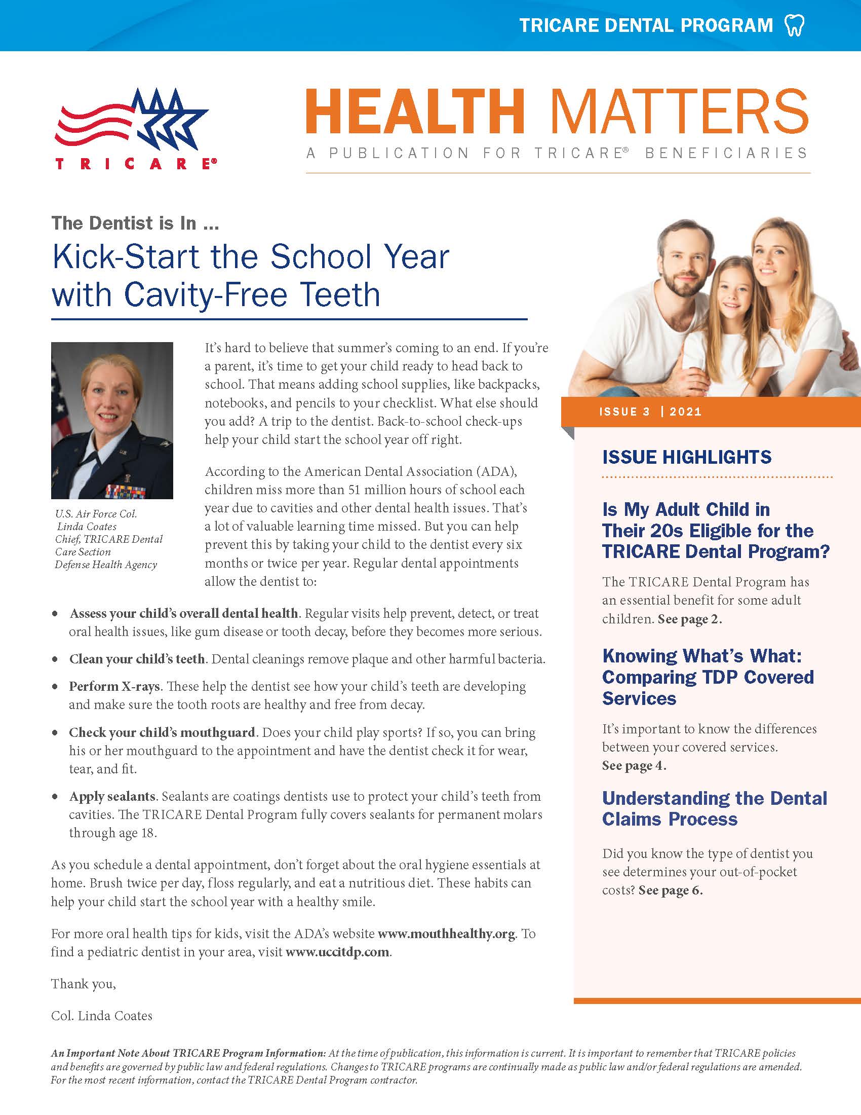 Kick-Start the School Year with Cavity-Free Teeth